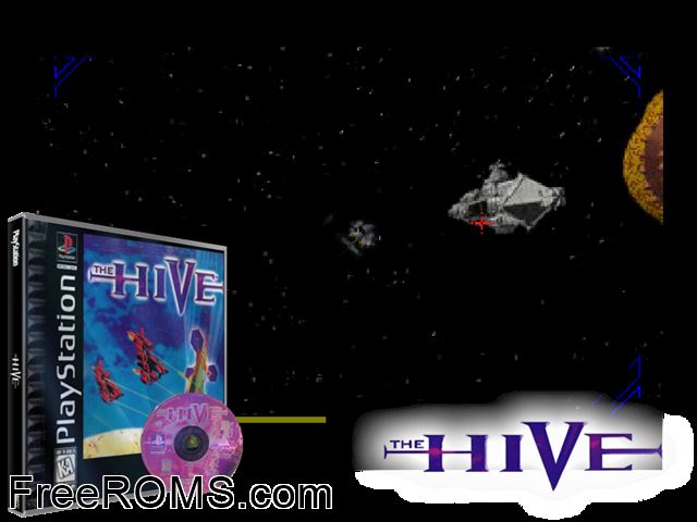 Hive, The [Disc1of2] PSX game showing 3D box cover and gameplay screenshot